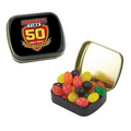 Small Black Mint Tin Filled w/ Jelly Beans